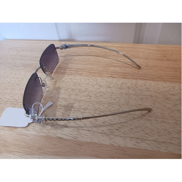 Unisex Small Framed Sunglasses In Gray - Picture 4 of 7